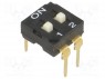 : DIP-SWITCH; - : 2; ON-OFF; 0,05A/12DC