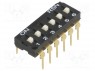 : DIP-SWITCH; - : 6; ON-OFF; 0,05A/12DC