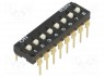 : DIP-SWITCH; - : 8; ON-OFF; 0,05A/12DC