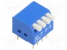 : DIP-SWITCH; - : 4; ON-OFF; 0,05A/12DC