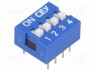 : DIP-SWITCH; - : 4; ON-OFF; 0,05A/12DC