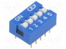 : DIP-SWITCH; - : 5; ON-OFF; 0,05A/12DC