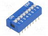 : DIP-SWITCH; - : 8; ON-OFF; 0,05A/12DC