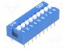 : DIP-SWITCH; - : 9; ON-OFF; 0,05A/12DC