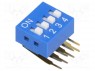 : DIP-SWITCH; - : 4; ON-OFF; 0,05A/12DC