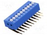 : DIP-SWITCH; - : 10; ON-OFF; 0,05A/12DC