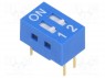 : DIP-SWITCH; - : 2; ON-OFF; 0,05A/12DC