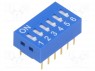 : DIP-SWITCH; - : 6; ON-OFF; 0,05A/12DC