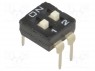 : DIP-SWITCH; - : 2; ON-OFF; 0,1A/24DC