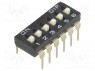 : DIP-SWITCH; - : 6; ON-OFF; 0,1A/24DC