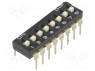 : DIP-SWITCH; - : 8; ON-OFF; 0,1A/24DC