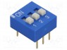 : DIP-SWITCH; - : 3; ON-OFF; 0,1A/24DC