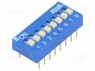 : DIP-SWITCH; - : 8; ON-OFF; 0,1A/24DC