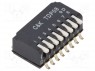 : DIP-SWITCH; - : 8; OFF-ON; 0,025A/25DC