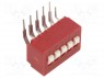 : DIP-SWITCH; - : 5; 0,1A/50DC; -40÷85°C