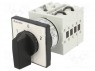 Switch: pole-changing cam switch; 3-position; 16A; 1-0-2