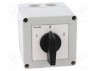 Switch: cam switch; 3-position; 16A; 1-0-2; Mounting: in housing