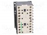 Contactor: 3-pole reversing; NO x3; Auxiliary contacts: NC; 24VDC