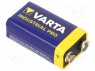 Battery: alkaline; 9V; 6F22; Industrial PRO; non-rechargeable