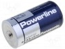 Battery: alkaline; 1.5V; C; non-rechargeable