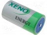 Battery: lithium; 3.6V; C; &Oslash;25.8x49mm; 8.5Ah; non-rechargeable