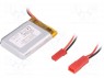 �����: Li-Po; 3,7�; 1000���; ������: �������; 8x30x40��