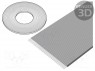 Wire: ribbon; 0.635mm; stranded; Cu; 40x30AWG; unshielded; TPE; grey