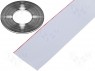 Wire: ribbon; 1.27mm; stranded; Cu; 10x26AWG; unshielded; PVC; grey