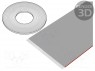 Wire: ribbon; 1mm; stranded; Cu; 50x28AWG; unshielded; PVC; grey