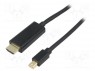 ; DisplayPort 1.2;  DisplayPort, HDMI; 1; 32AWG