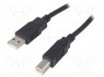 ; USB 2.0;  USB A, USB B; 0,5; 