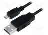 ;  USB A, micro USB B; ; 1; 30AWG