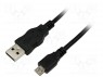 ;  USB A, micro USB B; ; 3; 30AWG