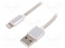 ; USB 2.0;  USB A, Apple Lightning; 1,5