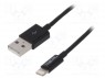 ; USB 2.0;  USB A, Apple Lightning; 1; 