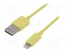 ; USB 2.0;  USB A, Apple Lightning; 1; 