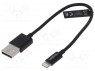 ; USB 2.0;  USB A, Apple Lightning; 0,18