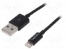 ; USB 2.0;  USB A, Apple Lightning; 0,38