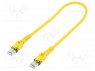 Patch cord; S/FTP; 6a; ; Cu; PUR; ; 0,5; 27AWG