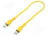 Patch cord; S/FTP; 6a; ; Cu; PUR; ; 0,5; 27AWG