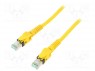 Patch cord; S/FTP; 6a; ; Cu; PUR; ; 10; 27AWG