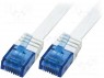 Patch cord; U/UTP; 6; ; Cu; ; ; 0,25; 32AWG