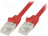 Patch cord; U/UTP; 6; ; CCA; ; ; 0,25; 24AWG