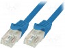 Patch cord; U/UTP; 6; ; CCA; ; ; 0,5; 24AWG