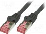 Patch cord; S/FTP; 6; ; Cu; LSZH; ; 0,25; 27AWG