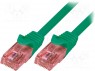 Patch cord; U/UTP; 6; ; Cu; LSZH; ; 0,25; 26AWG