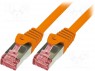 Patch cord; S/FTP; 6; ; Cu; LSZH; ; 0,25; 27AWG