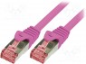 Patch cord; S/FTP; 6; ; Cu; LSZH; ; 0,25; 27AWG