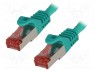 Patch cord; S/FTP; 6; ; Cu; LSZH; ; 1,5; 27AWG