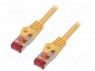 Patch cord; S/FTP; 6; ; Cu; LSZH; ; 1,5; 27AWG